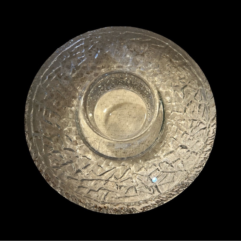 Vintage Orrefors Discus Votive Candle Holder (1)